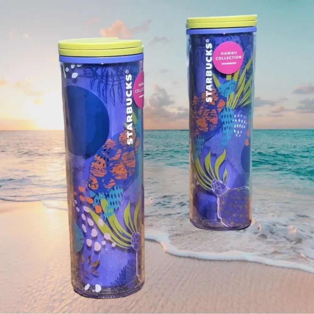 Starbucks 2020 Hawaii Collection‎ Limited Edition Sea Turtle Tumbler 16 oz